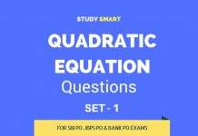 Quadratic Equations Questions for SBI PO | IBPS PO | BANK PO EXAM