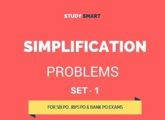 simplification questions for sbi po, ibps po and bank po Exams
