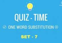ONE WORD SUBSTITUTIONS ASKED IN SSC Exams Part 7