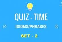 IDIOMS AND PHRASES FROM PREVIOUS YEAR SSC EXAMS PART 2