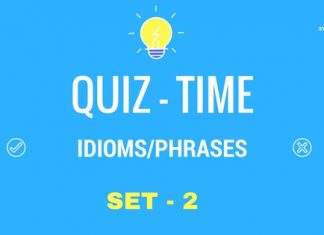 IDIOMS AND PHRASES FROM PREVIOUS YEAR SSC EXAMS PART 2