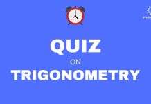 Trigonometry 15 Questions Quiz for SSC CGL, SSC CHSL