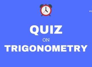 Trigonometry 15 Questions Quiz for SSC CGL, SSC CHSL