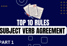 Subject verb agreement