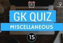 GK QUIZ FOR RRB GROUP D AND SSC EXAMS  PART 15