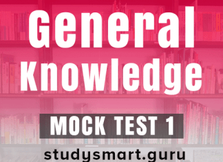 General Knowledge Mock Test Part 1 SSC CGL CHSL & Railway General Knowledge